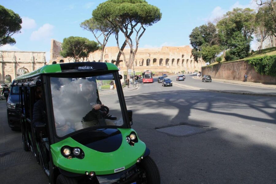Rome: City Highlights Golf Cart Tour With Aperitivo - Tour Overview