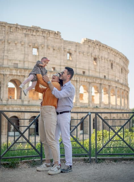 Rome Family Photoshoot at Colosseum With Quick Delivery - Overview of the Photoshoot