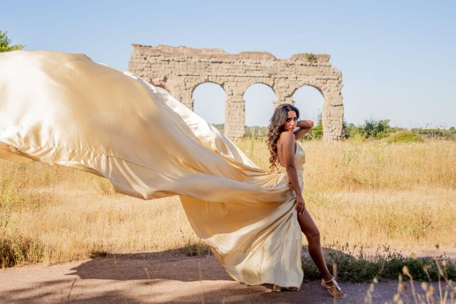 Rome: Flying Dress Photoshoot at Parco Degli Acquedotti - Experience Overview