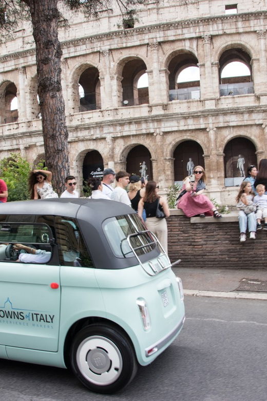 Rome: Guided E-Car City Tour With Gelato Stop - Tour Overview