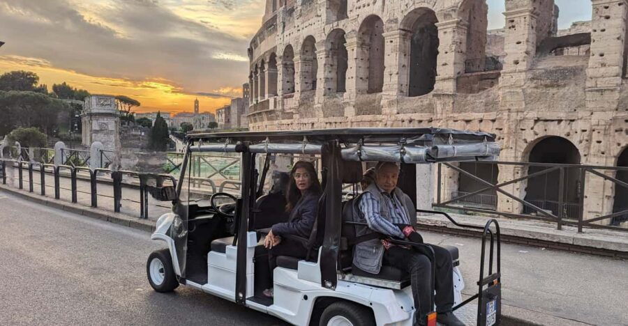 Rome: Private Golf Cart Tour With Hotel Pickup - Tour Overview