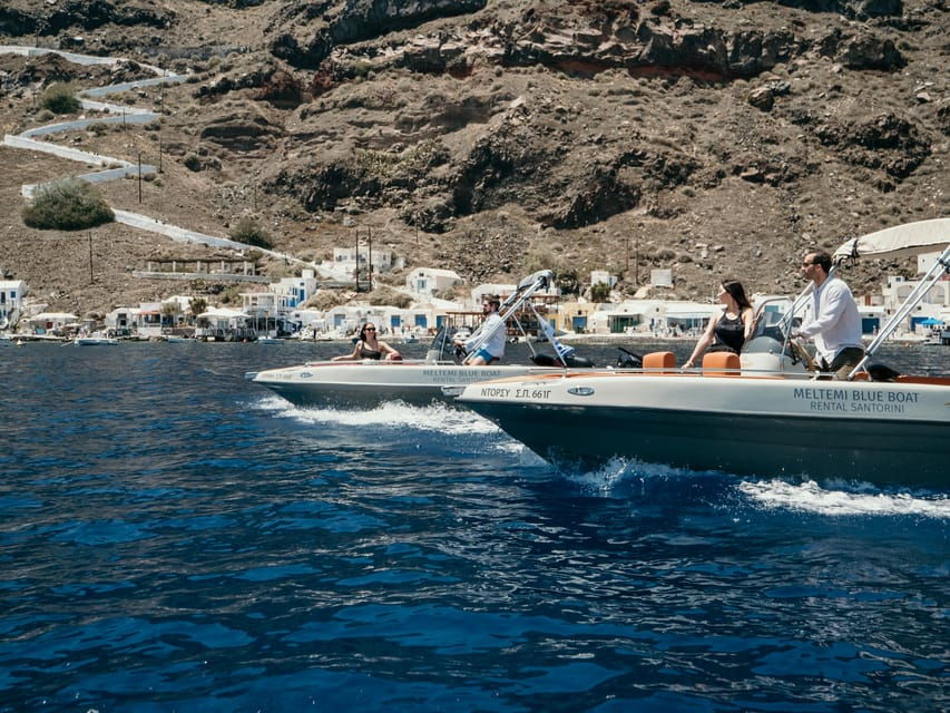 Santorini: License Free, Luxurious Small Boat Rental - Overview of Boat Rental