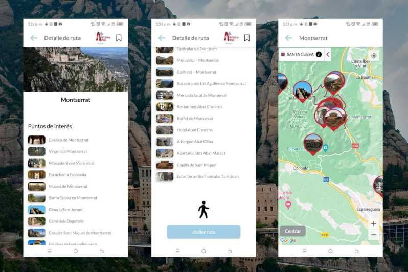 Self-Guided Tour of Montserrat With Multilingual Audioguide