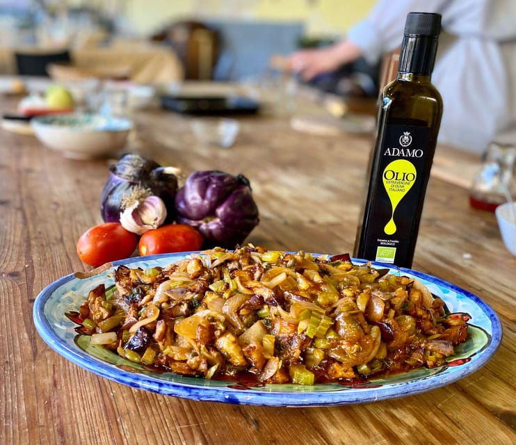 Sicilian Cooking Class in the Historic Florio Adamo Baglio