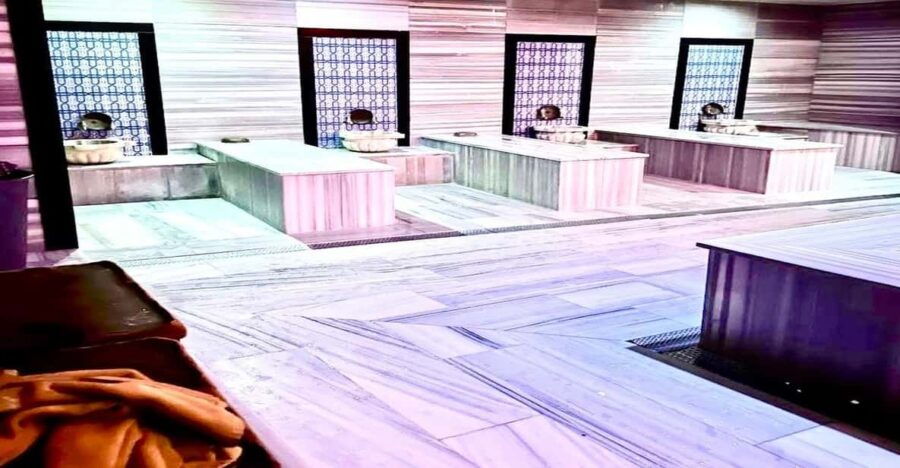 Side Turkish Bath and Relaxation 2 Program Optional.