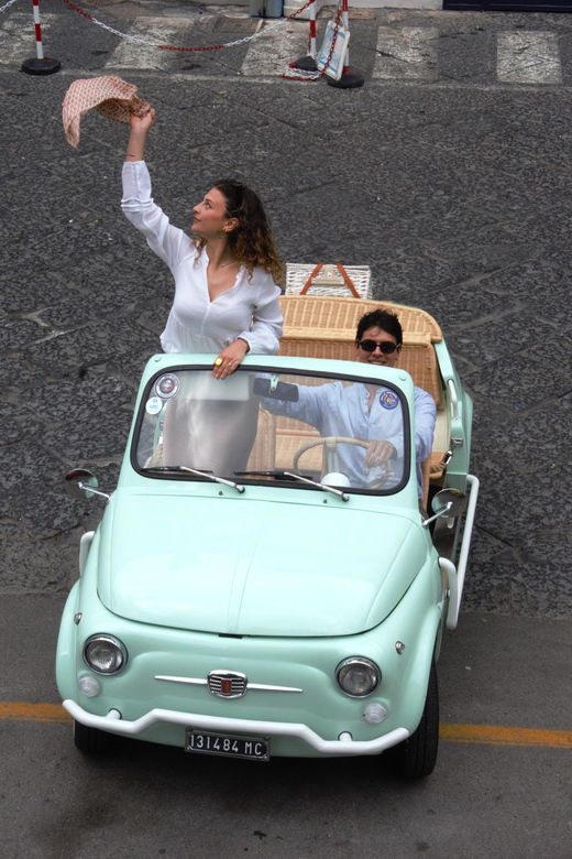 Sorrento: Sunset Experience in a Classic Fiat 500