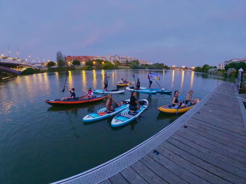 Sunset PaddleSurf Tour: Seville, Triana, La Cartuja