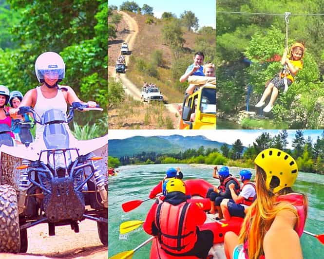 Super Combo Tour: Rafting, Quad or Buggy Ride, Zipline, Jeep