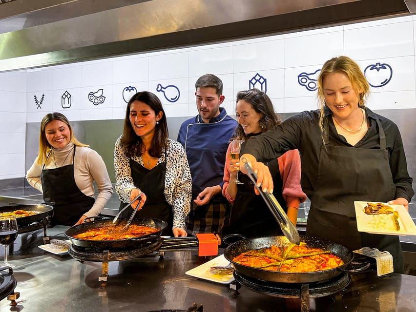 Valencia: Paella Cooking Class With Central Market Tour - Immersive Cooking Experience