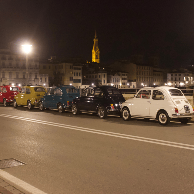 Vintage 500 Night Cruise in Florence, 20:30-22 - Tour Overview