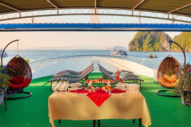 Cozy 5-Star Halong Day Cruise From Tuan Chau Harbor With Pick up - Meeting Point Details