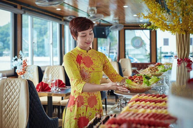 Cozy 5-Star Halong Day Cruise With Buffet Lunch From Harbor - Inclusions: Pick up & Drop off