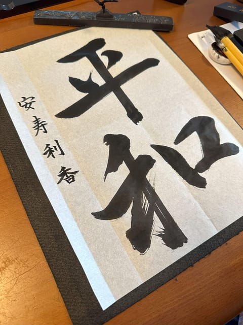 Zen&Art：Calligraphy and Matcha Tea Experience - Cultural Highlights