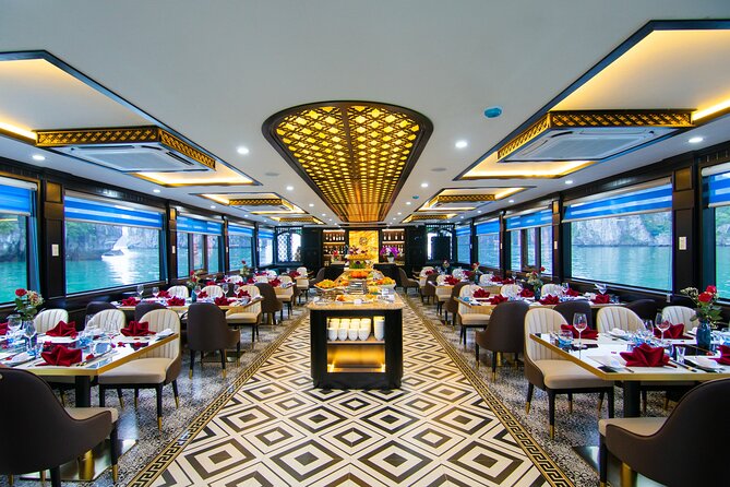 Best Seller Halong Luxury Day Cruise: Buffet Lunch & Sunset Party - Transportation Options