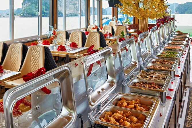 Cozy Bay Halong 5-Star Day Cruise, Buffet, Cave, Kayak and Island - Frequently Asked Questions