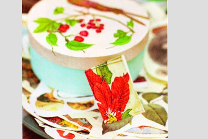 Craft Workshop: Bark Box or Canvas & Glass Plate - Napkin Technique - Booking Information