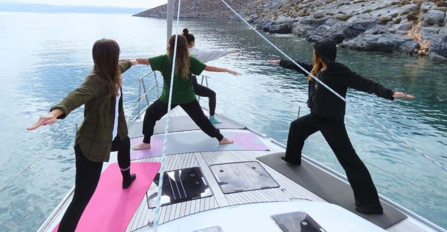 Dia Island: Yoga & Sunset Sailing - Overview of the Experience