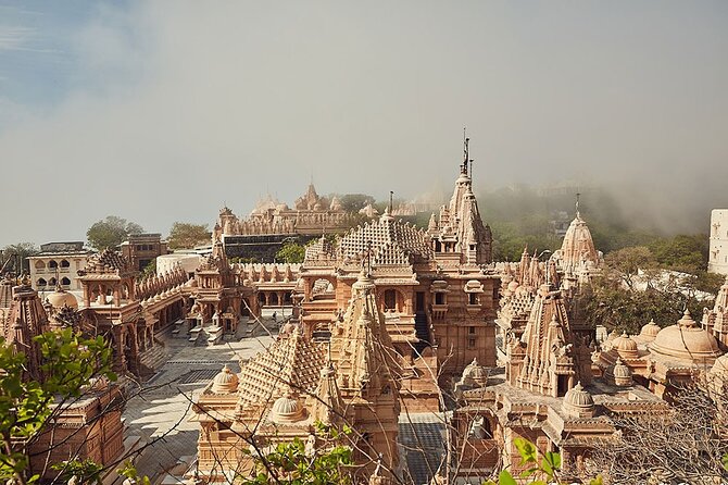 Divine Hills and Temples: Palitana Jain Temple Trekking Tour - Trekking Routes and Difficulty