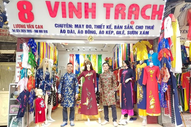 Experiencing Ao Dai for Photo Shoot - End Point at Ao Dai Vinh Trach Store