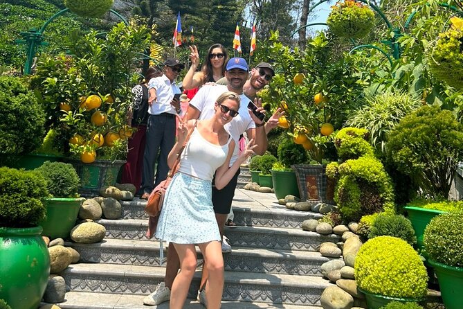 Guided Full Day Tour Ba Na Hills With Golden Hands Bridge AND Marble Mountain - Golden Hands Bridge Experience