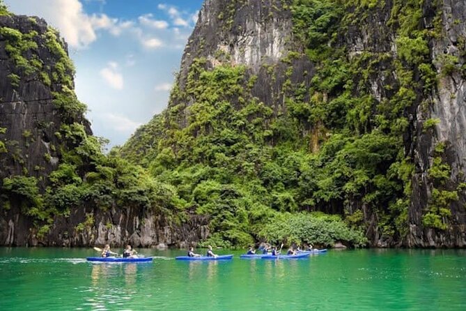 Ha Long Bay Full Day Cruise Includes Transport, Kayak - Reservation