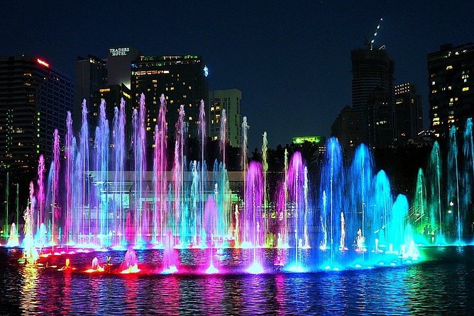 KL Evening Tour With Symphony Fountain Show & KL Tower Ticket SIC - Pickup and Drop-off