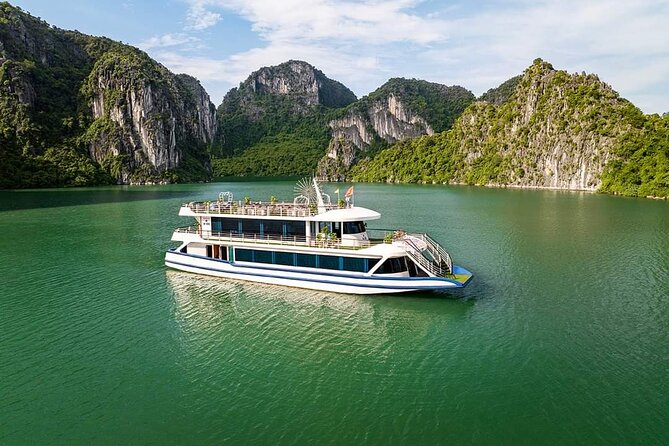 PREMIUM Day Cruise in Halong Bay: Buffet Lunch and Sunset Party - End Point Details