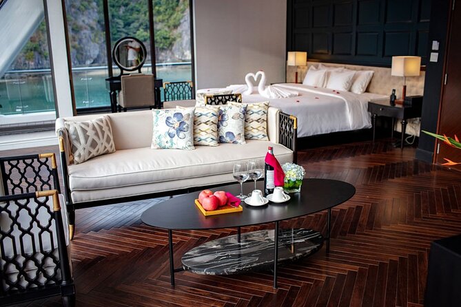 President Sun Terrace Cabin on Greatest Cruises in Halong Bay - Sightseeing and Entertainment