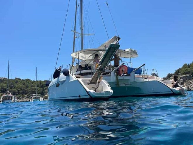 Rhodes: Private ¾ Day Sailing Catamaran Cruise With Drinks - Whats Included