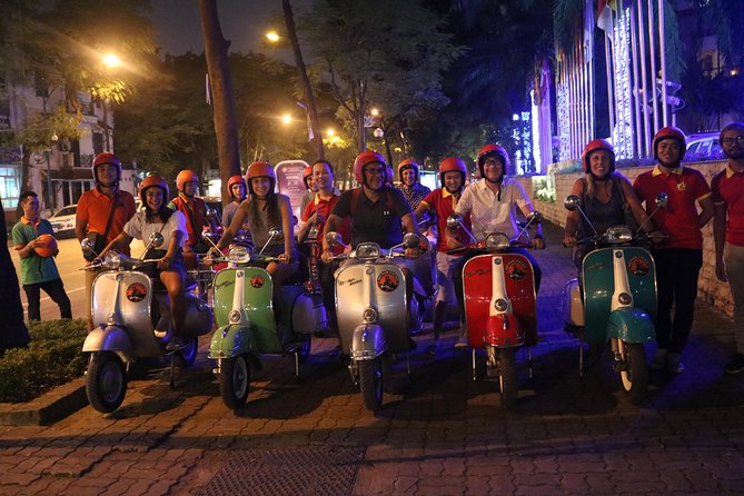 Vespa Night Street Food Tour Hanoi - Vespa Experience