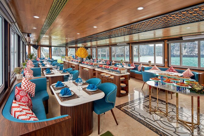 Cozy 5-Star Halong Day Cruise With Buffet Lunch From Harbor - Additional Info: Max 55 Travelers
