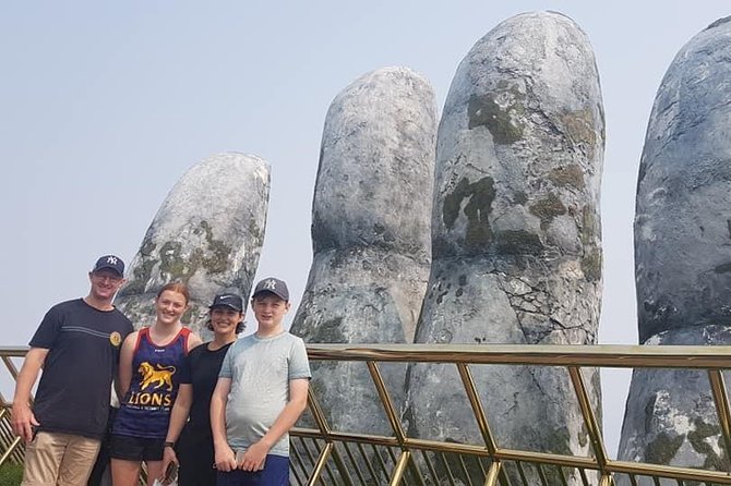 Hoi An or Da Nang City to GOLDEN BRIDGE & MARBLE MOUNTAIN(Private RoundTransfer) - Operator and Price Details