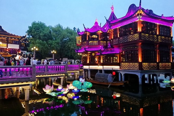 Zhujiajiao Water Town Private Tour With Amazing Night Lights and Rooftop Bar - Price and Booking Details