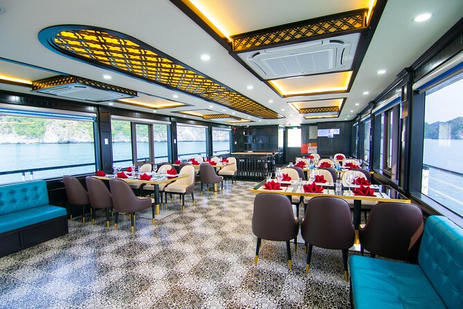 Best Seller Halong Luxury Day Cruise: Buffet Lunch & Sunset Party - Vegetarian Option & Price