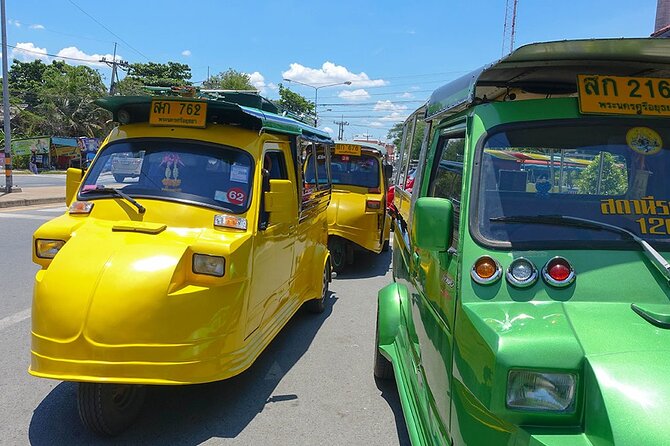 Funky Frog TukTuk Ride-AyutthayaTemples, FloatingMarket, BoatRide - Transportation Options