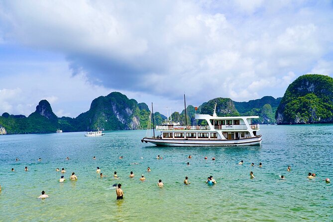 Halong Bay and Cave Full-Day Cruise With Lunch, Island & Beach - Booking Information
