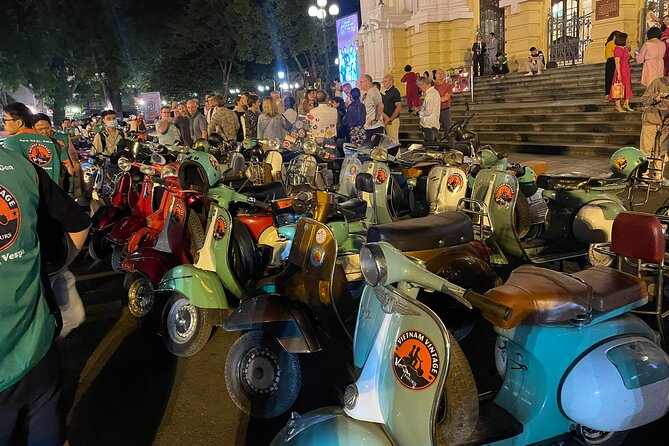 Hanoi After Dark Vespa Street Food Tour Train Street Live Music - Safety and Logistics