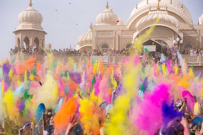 Holi Celebration in the Land of Krishna Along With Tajmahal - Tour Highlights