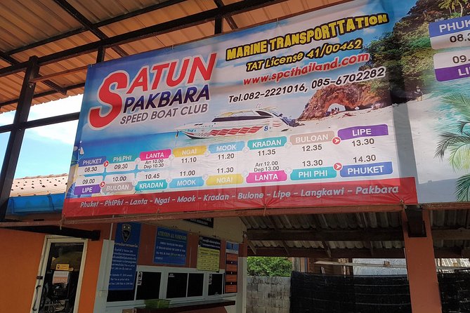 Koh Lipe to Koh Ngai by Satun Pakbara Speed Boat - Good To Know