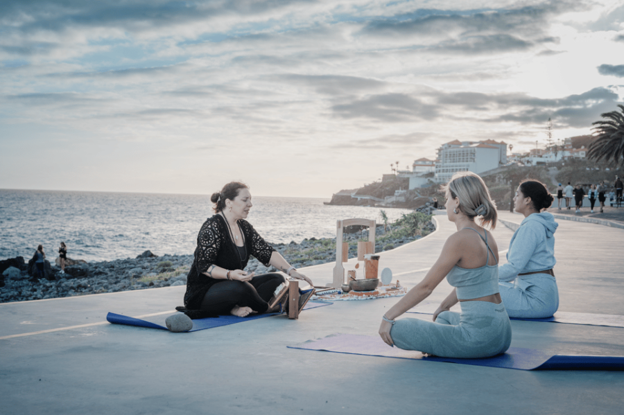 Yoga & Sound Bath by the Ocean