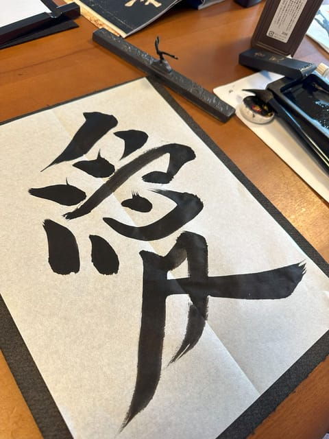 Zen&Art：Calligraphy and Matcha Tea Experience - Experience Overview