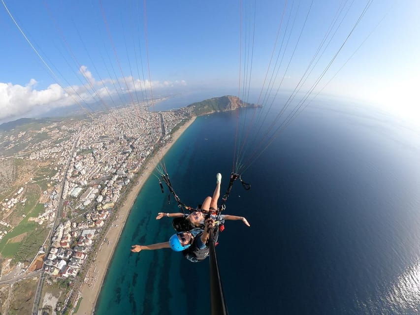 Alanya: Tandem Paragliding With Cleopatra Beach Landing