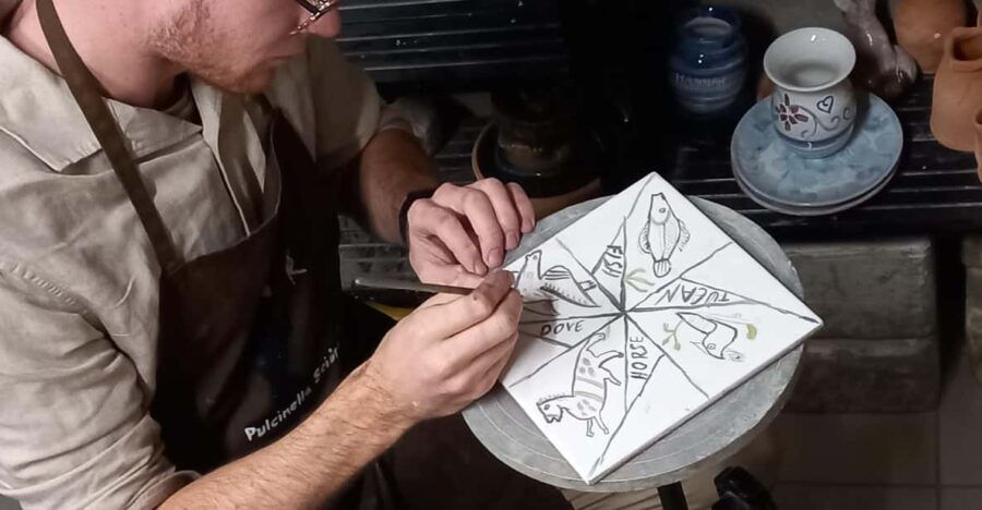 Amalfi Coast: Majolica Decoration Class in Vietri Sul Mare