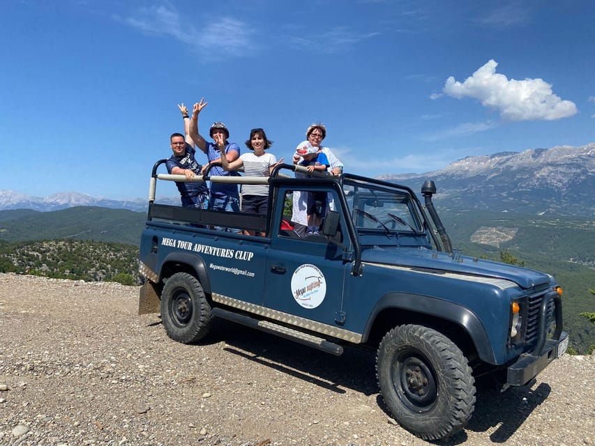 Antalya: Rafting, Tazı Canyon & Jeep Tour With Lunch
