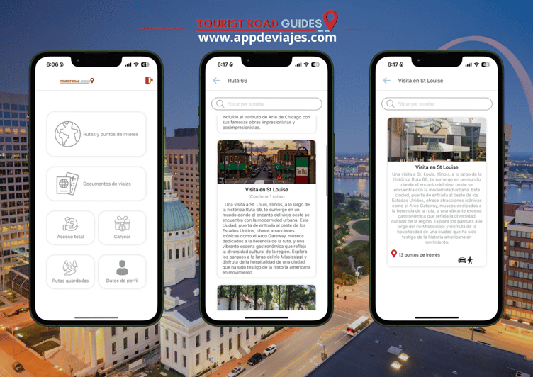 App Self-Guided Route 66 Visit to St Louis