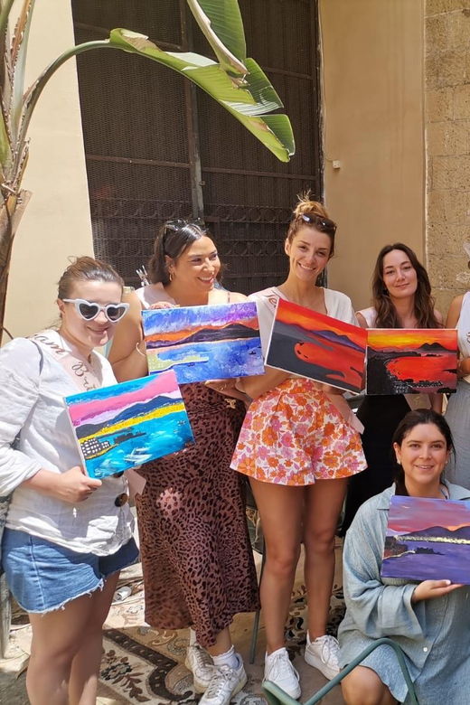 Art Workshop in Naples City Centre With Aperitif