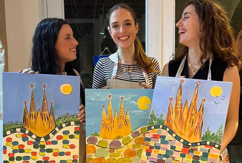 Barcelona: a Creative Experience, With Wine! Sip&Paint