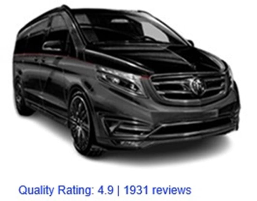 BELLAGIO:BELLAGIO VAN VITO FROM/TO MILAN MALPENSA AIRPORT