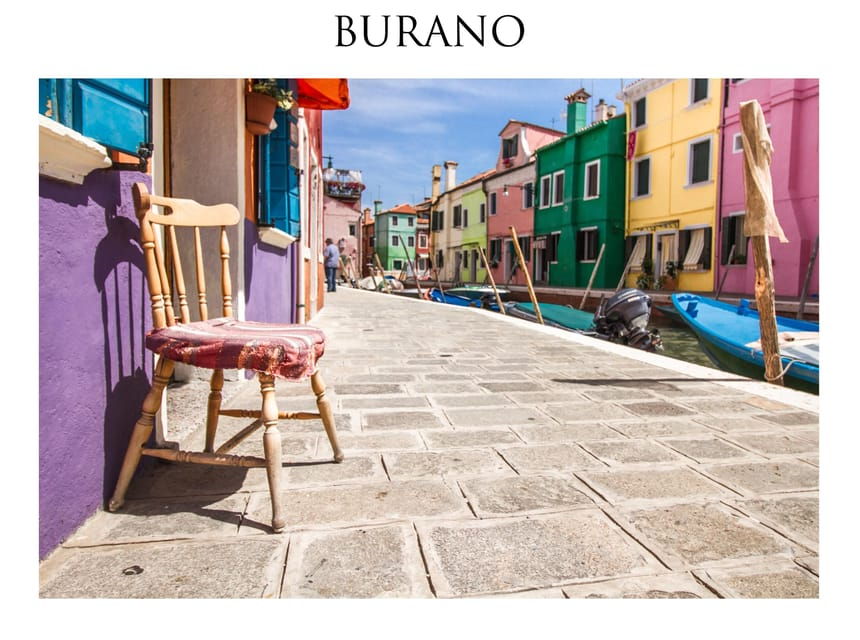 Boat Tour to Venice and the Islands Burano and Murano