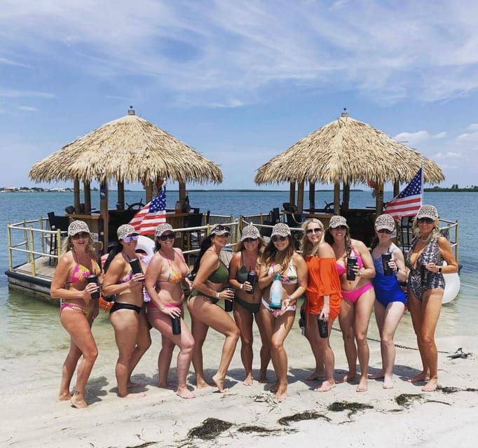 Clearwater Beach: Island Sandbar & Swim Tiki Cruise